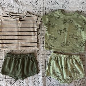 Cat & Jack Kids Matching Sets - Stripes and Cat Print